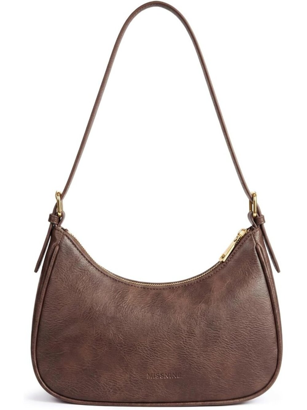 Trendy Vegan Leather Shoulder Bag for Women - Small Hobo Handbag & Cute Clutch